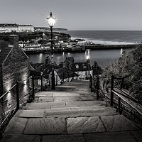 Buy canvas prints of Whitby in Black and White by Anthony McGeever