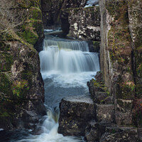 Buy canvas prints of Bracklinn Falls Callander Scotland  by Anthony McGeever