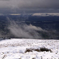 Buy canvas prints of Clouds passing Knapside Fell by Gary Liggett