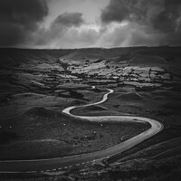 Buy canvas prints of Edale to Mam tor , the winding road by That Foto
