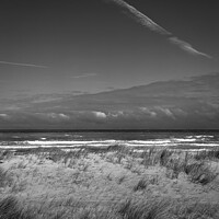 Buy canvas prints of Mablethorpe Seaside in Monochrome by That Foto