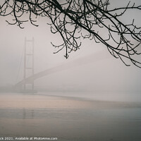 Buy canvas prints of Humber Bridge in the Mist by That Foto
