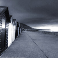 Buy canvas prints of Whitby beach huts by Sue Walker