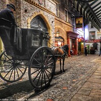 Buy canvas prints of Horse and cart, York by Sue Walker