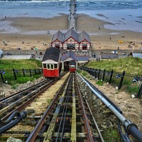 Buy canvas prints of Saltburn by the sea, North Yorkshire  by Sue Walker