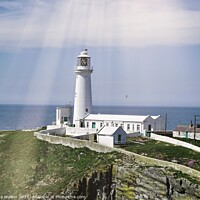 Buy canvas prints of South Stack lighthouse, Anglesey  by Sue Walker