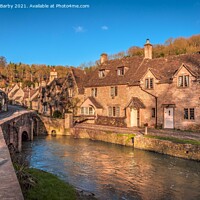 Buy canvas prints of Castle Combe by Michael Barby
