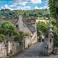 Buy canvas prints of Lane in Painswick by Michael Barby