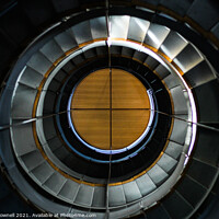 Buy canvas prints of The spiral staircase by Chris Pownell