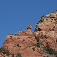 Buy canvas prints of Perched Rock by Beth Rodney
