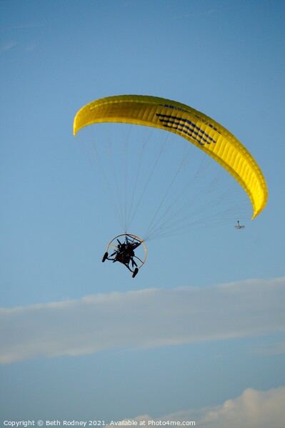 Powered Parachute Picture Board by Beth Rodney