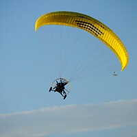 Buy canvas prints of Powered Parachute by Beth Rodney