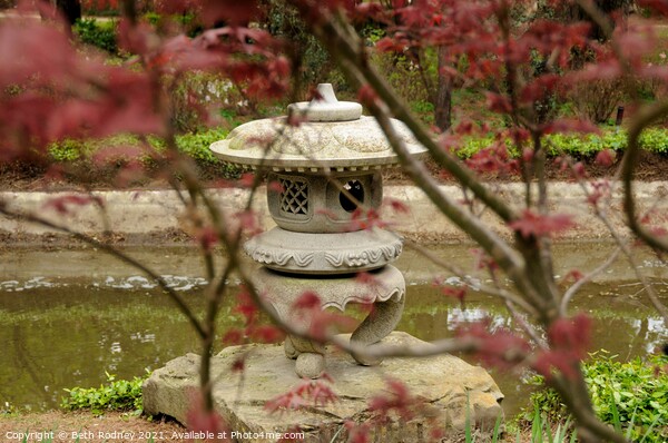 Japanese Zen Garden Picture Board by Beth Rodney