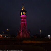 Buy canvas prints of Skegness Clock Tower by David Forrest