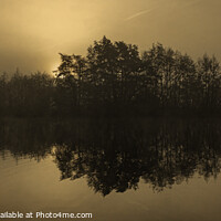 Buy canvas prints of Misty Sunrise at Weald Country Park by Jonathan Bird