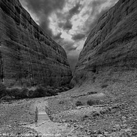 Buy canvas prints of The Olgas, Within the canyon  by Jonathan Bird