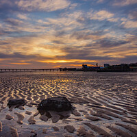 Buy canvas prints of Sunset on Southend-on-Sea by Jonathan Bird