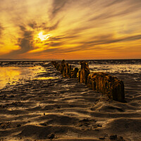 Buy canvas prints of End of the Day, Burnham-on-Sea by Jonathan Bird