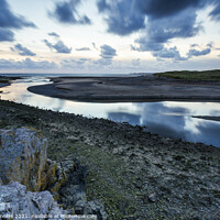 Buy canvas prints of Ogmore By Sea sunset by paul reynolds