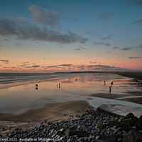 Buy canvas prints of Westward Ho! sunset by James Moore
