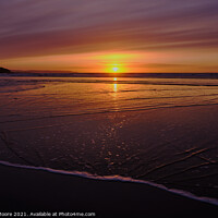 Buy canvas prints of Westward Ho! Sunset by James Moore