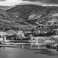 Buy canvas prints of Highland mountains and Loch Awe by Andrea Obzerova