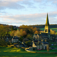 Buy canvas prints of Edensor at dawn  by Sue Lenthall