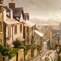 Buy canvas prints of Pretty street of Bakewell  by Sue Lenthall
