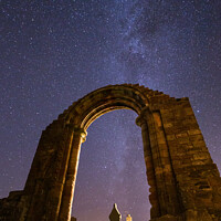Buy canvas prints of Night Sky at Coldingham Priory by Philip Stewart