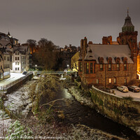 Buy canvas prints of Snowy Dean Village, Edinburgh by Philip Stewart