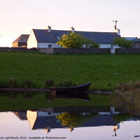 Buy canvas prints of Cottage Reflection by Andy Lightbody