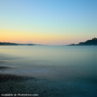 Buy canvas prints of Morning view from the beach across to St Michael's Mount by Ed Whiting