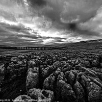 Buy canvas prints of The Ribblehead Viaduct or Batty Moss Viaduct by Ed Whiting