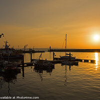 Buy canvas prints of Sunrise over Newlyn Harbour by Ed Whiting