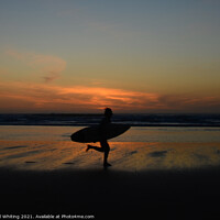 Buy canvas prints of Surf done. by Ed Whiting
