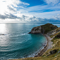 Buy canvas prints of Limestone coves, Durdle Door by Ed Whiting