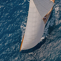Buy canvas prints of Classic Sail, The Blue Peter. by Ed Whiting