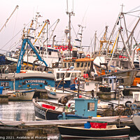 Buy canvas prints of Newlyn fishing boats. by Ed Whiting