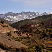 Buy canvas prints of The Atlas Mountains  by Ed Whiting