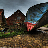 Buy canvas prints of HIGH AND DRY by Simon Keeping