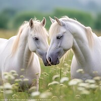Buy canvas prints of Horses in love by Massimiliano Leban