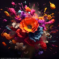 Buy canvas prints of Flowers explosion by Massimiliano Leban