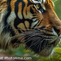 Buy canvas prints of Tiger in the forest by Massimiliano Leban