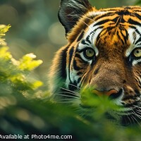 Buy canvas prints of Tiger face by Massimiliano Leban