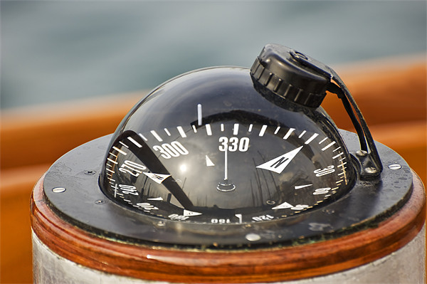 Nautical compass Picture Board by Massimiliano Leban