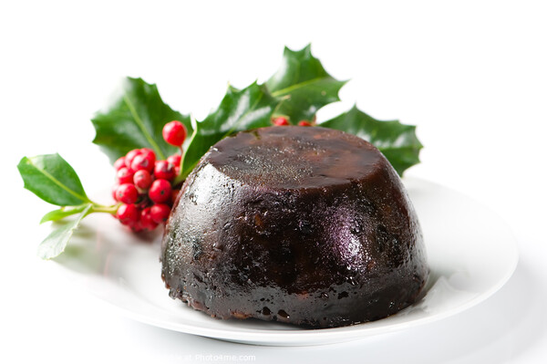 Christmas Pudding Picture Board by Amanda Elwell