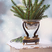 Buy canvas prints of Christmas Decoration by Amanda Elwell