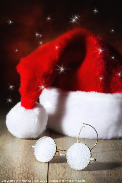 Santas' Glasses Picture Board by Amanda Elwell