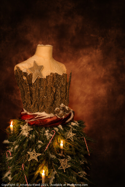 Christmas Mannequin Picture Board by Amanda Elwell