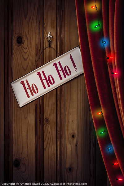 Christmas Holiday Sign Picture Board by Amanda Elwell